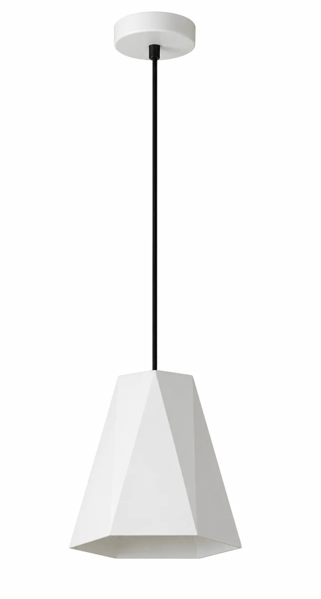 Suspension Lucide Gipsy blanc Accessoires pratiques maison intérieur fonctionnel