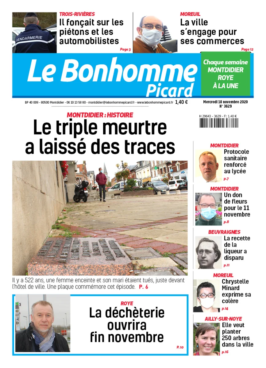 Le Bonhomme Picard de Montdidier Roye du 18 novembre 2020 - ​Drones Professionnels & Grand Public | Boutique Française​ Mon ouvrage 📕 "Supertanker" paru en automne dernier aux éditions  @robert_laffont sera mis à l'honneur durant toute la durée de l'exposition  "Futuro Show" au
