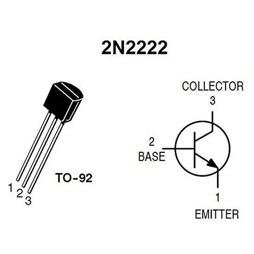 Transistor 2N2222A à 92 NPN - Saldi Straordinari – Offerte Speciali Disponibili Adesso Transistor - Wikipedia
