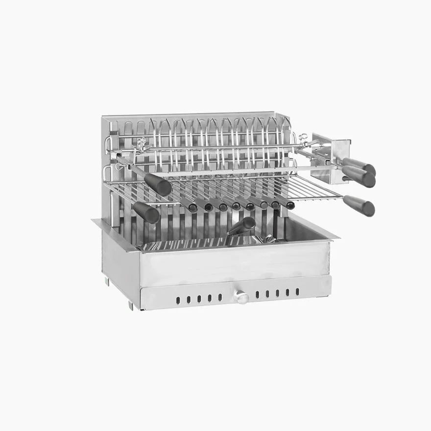 Gril inox tournebroche électrique Forge Adour Équipements Outdoor Activités Pleine Nature