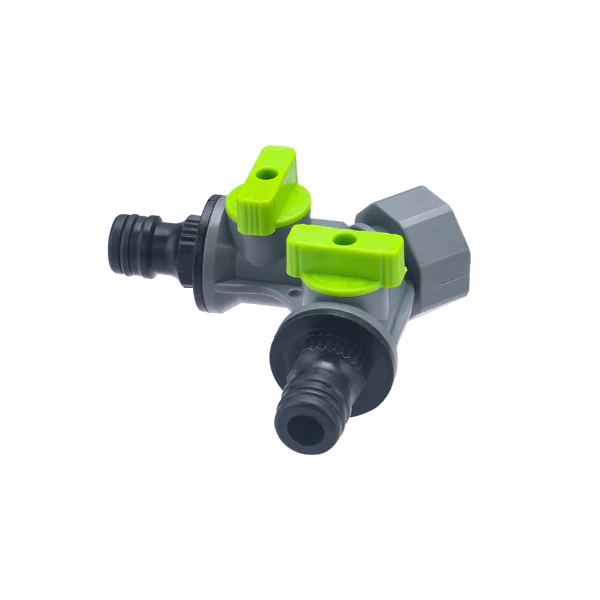 Nez Selecteur Double Automatique - Accessoires Outdoor pour Plus de Liberté de Mouvement Bras pivotant pour station de lavage Terrateck pour tuyau Ø ext 20mm -  Station de lavage et préparation - Terrateck