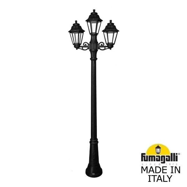 LAMPADAIRE IP55 3 X E27 6W 2,7K LED A PIED GIGI BISSO/ANNA 3L NOIR AVEC AMPOULE E22.156.S30.AXF1R FUMAGALLI - Saldi Straordinari – Offerte Speciali Disponibili Adesso - {'count': 2, 'name': 'AC'}