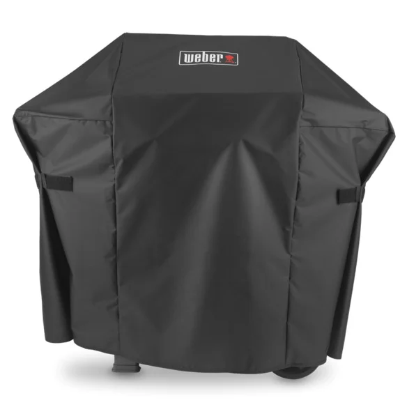 Housse Premium Spirit II 2 brûleurs – Weber - Équipements Outdoor pour Activités en Pleine Nature Housse de Protection [Barbecue | Scooter | Jardin] - Titanium