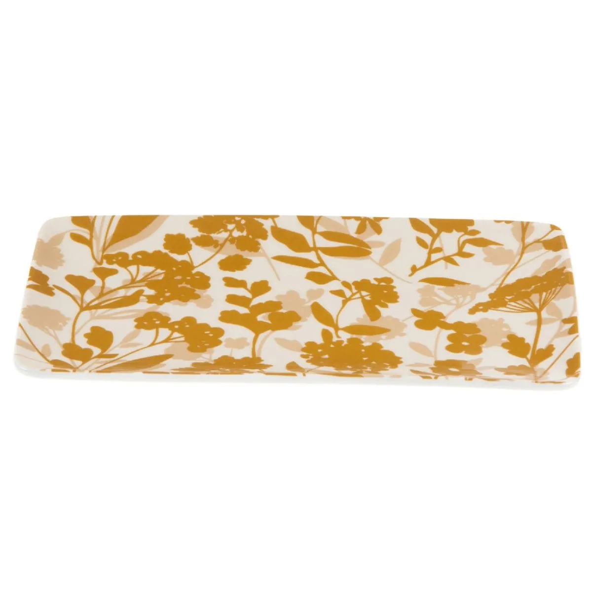 Coupelle céramique florale Isana Moutarde 20x12cm - Éclairage de qualité avec frais de port offerts - {'count': 1, 'name': 'Vancore'}