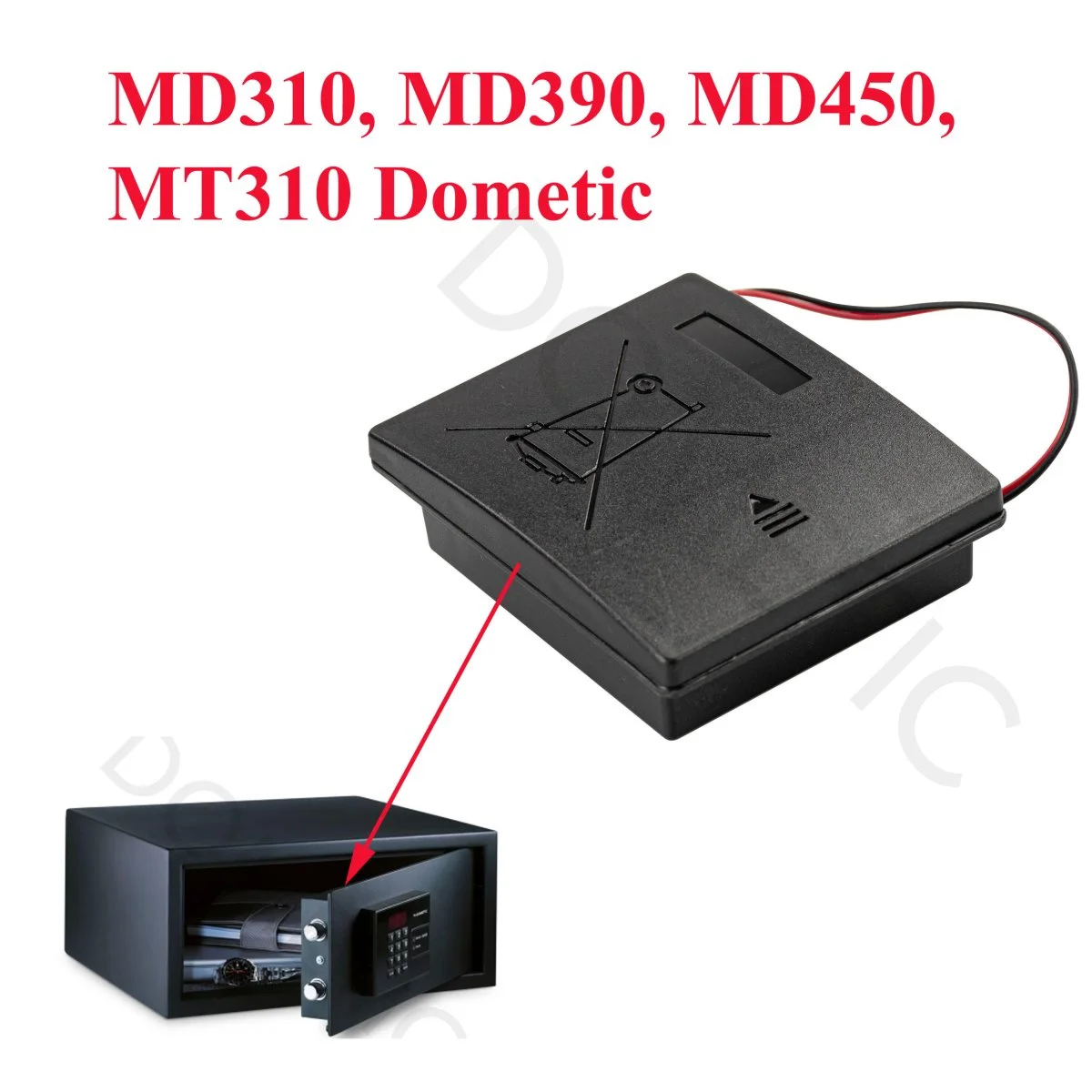 Dometic, un bloc de piles pour les coffres fort des modèles: MD310, MD390, MD450, MT310 - Accessoires Outdoor pour Plus de Liberté de Mouvement 2-LS14500-2 BP32 Pile Lithium DELTA DORE 6416227 / WILPA2493A / 1S2P  LS14500 SAFT / 2280015