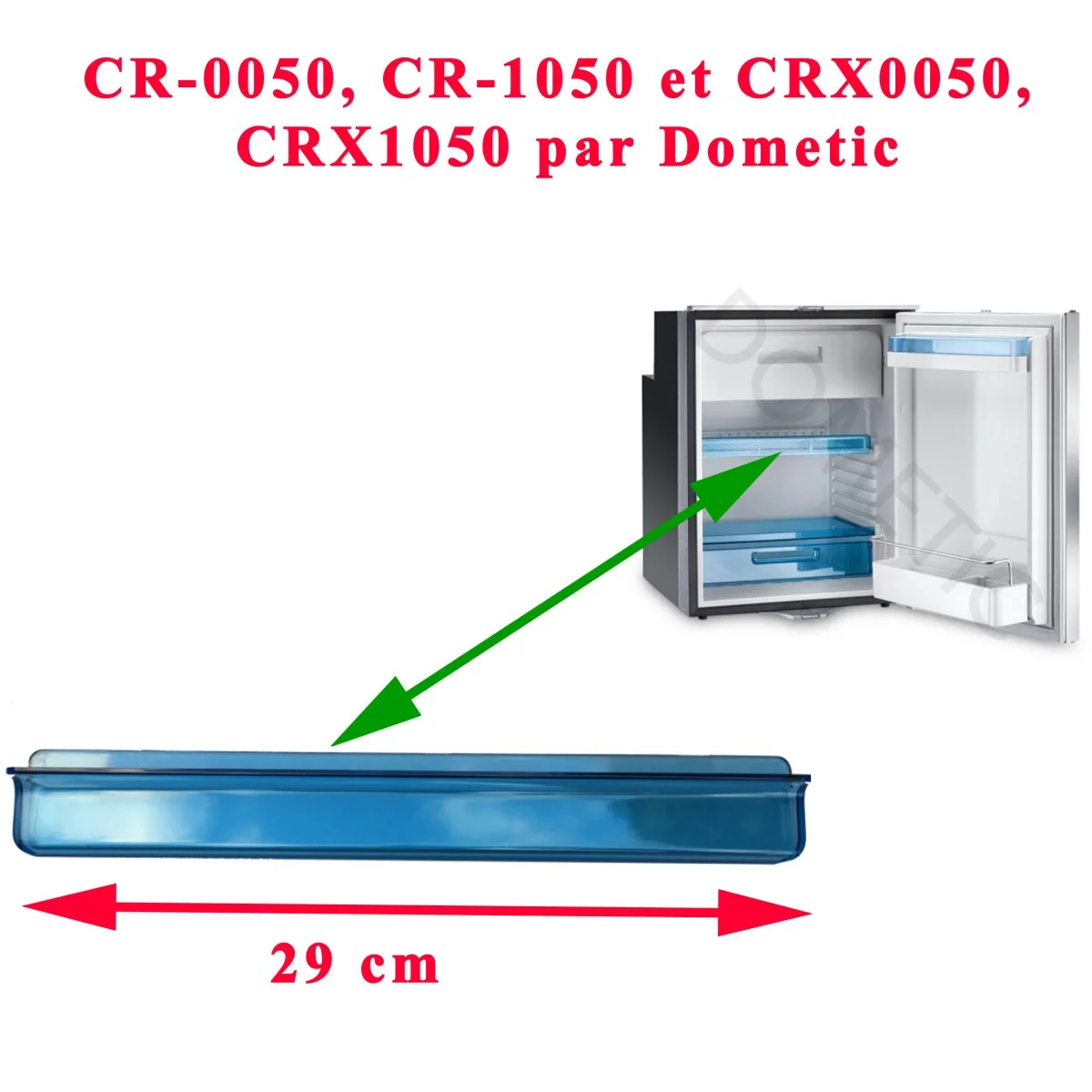 Dometic, antichute de la clayette ou étagère pour les réfrigérateurs CR-0050, CR-1050 et CRX0050, CRX1050 - Accessoires Outdoor pour Plus de Liberté de Mouvement Dometic, antichute de la clayette ou étagère pour les réfrigérateurs  CR-0050, CR-1050 et CRX0050, CRX1050 - La Boutique de la Route