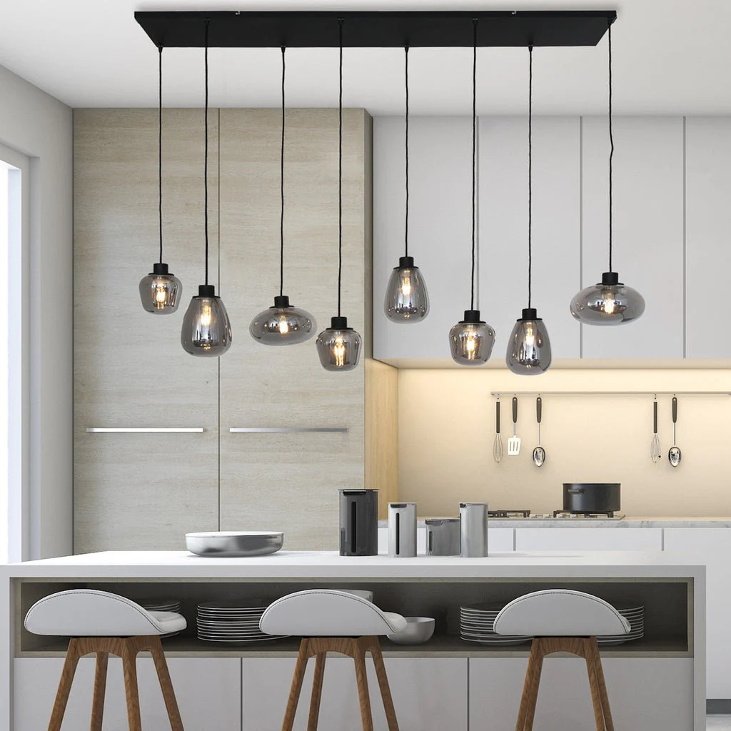 Suspension 8 Orb Lumières Noir | Naro - E-shop mondial – Produits durables, modernes et accessibles partout