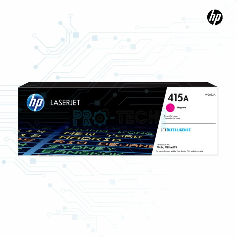 Toner HP 415A (W2033A) laser couleur magenta Authentique (Original) - Offre limitée dans le temps ⏳ Ne tardez pas à commander ! Imprimante laser couleur pas cher | Conforama
