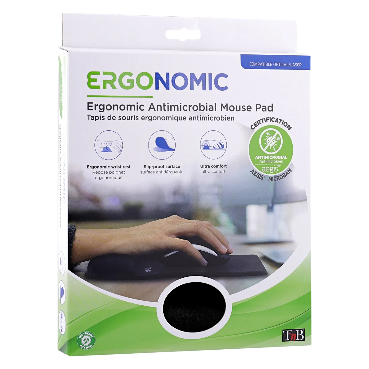TAPIS SOURIS ERGONOMIQUE GEL ANTIMICROBIEN - ​Boulangerie-Pâtisserie | Pain au Levain & Viennoiseries​ - Cuisson silicone