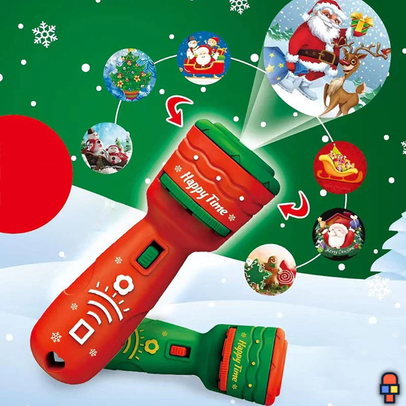 Lampe de projection Noël | Christmas Pocket™ - Boutique Bébé en Ligne : Soins, Jouets et Articles Maison - {'count': 1, 'name': 'Sandy'}