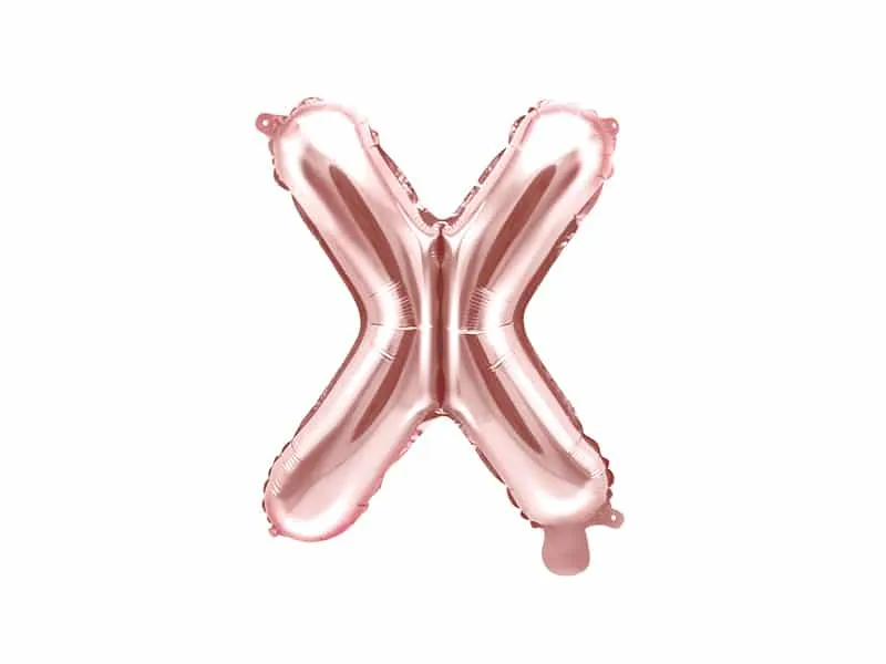 Ballon lettre X – Rose gold - ​Boulangerie-Pâtisserie | Pain au Levain & Viennoiseries​ - {'count': 3, 'name': 'pains'}