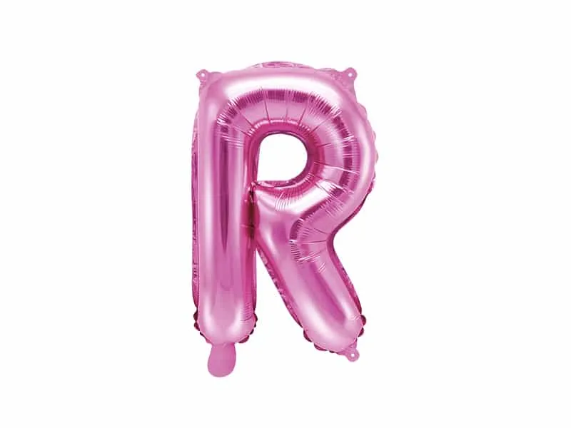 Ballon lettre R-Rose - ​Boulangerie-Pâtisserie | Pain au Levain & Viennoiseries​ - patisserie pierson lettre r pâtisserie pain amp viennoiseries