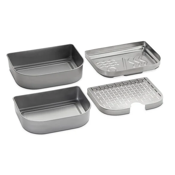 Kit polyvalent pour barbecue Lumin – Weber - Équipements Outdoor pour Activités en Pleine Nature Mastercook Kit d'accessoires Professionnels en Acier pour Barbecue avec  Valise, kit d'accessoires BBQ avec Pinces, fourches, spatule et brosses,  Mallette d'outils Barbecue : Amazon.fr: Jardin