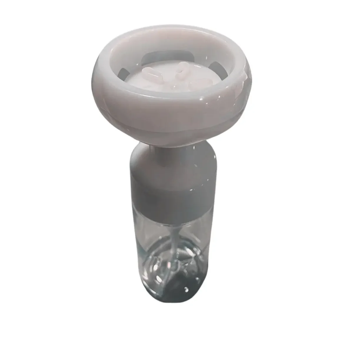 FLACON POMPE A MOUSSE DE 120 ML – FLACON A BOUCHON A VIS -RECHARGEABLE - Saldi Straordinari – Offerte Speciali Disponibili Adesso - En verre borosilicaté