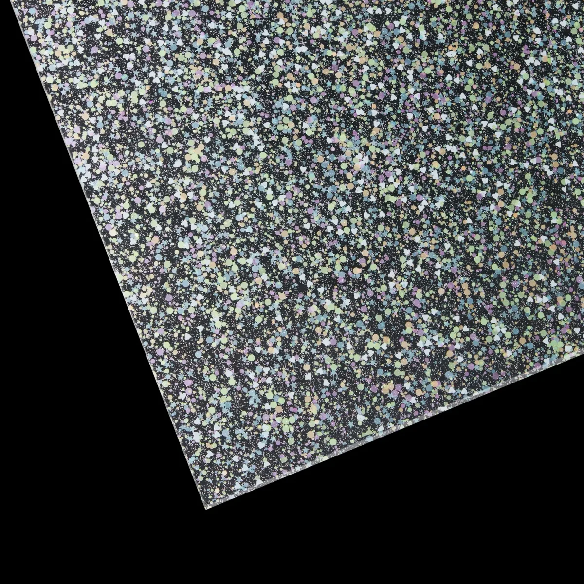 Feuille acrylique transparente Plexiglass avec paillettes en forme de cœurs et d'étoiles 3 mm (3 pièces) - E-shop mondial – Produits durables, modernes et accessibles Rouges partout