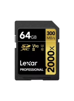 LEXAR SDXC PRO GOLD UHS-II 2000X 64GB V90 - ​Drones eBay Professionnels & Grand Public | Boutique Française