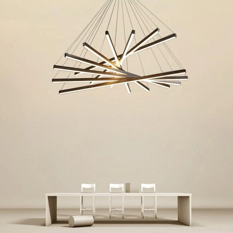 Lustre Chic et Moderne | Lueur Fluxion - E-shop mondial – Produits durables, modernes et accessibles partout - {'count': 1, 'name': 'entrecroisées'}