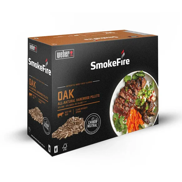 Pellets Barbecue Chêne 8 kg – Weber - Équipements Outdoor pour Activités en Pleine Nature - {'count': 1, 'name': 'Intensiv'}