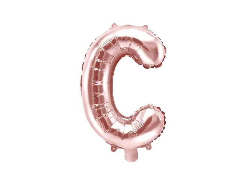 Ballon lettre Rose gold ​Boulangerie Pâtisserie Pain Levain Viennoiseries