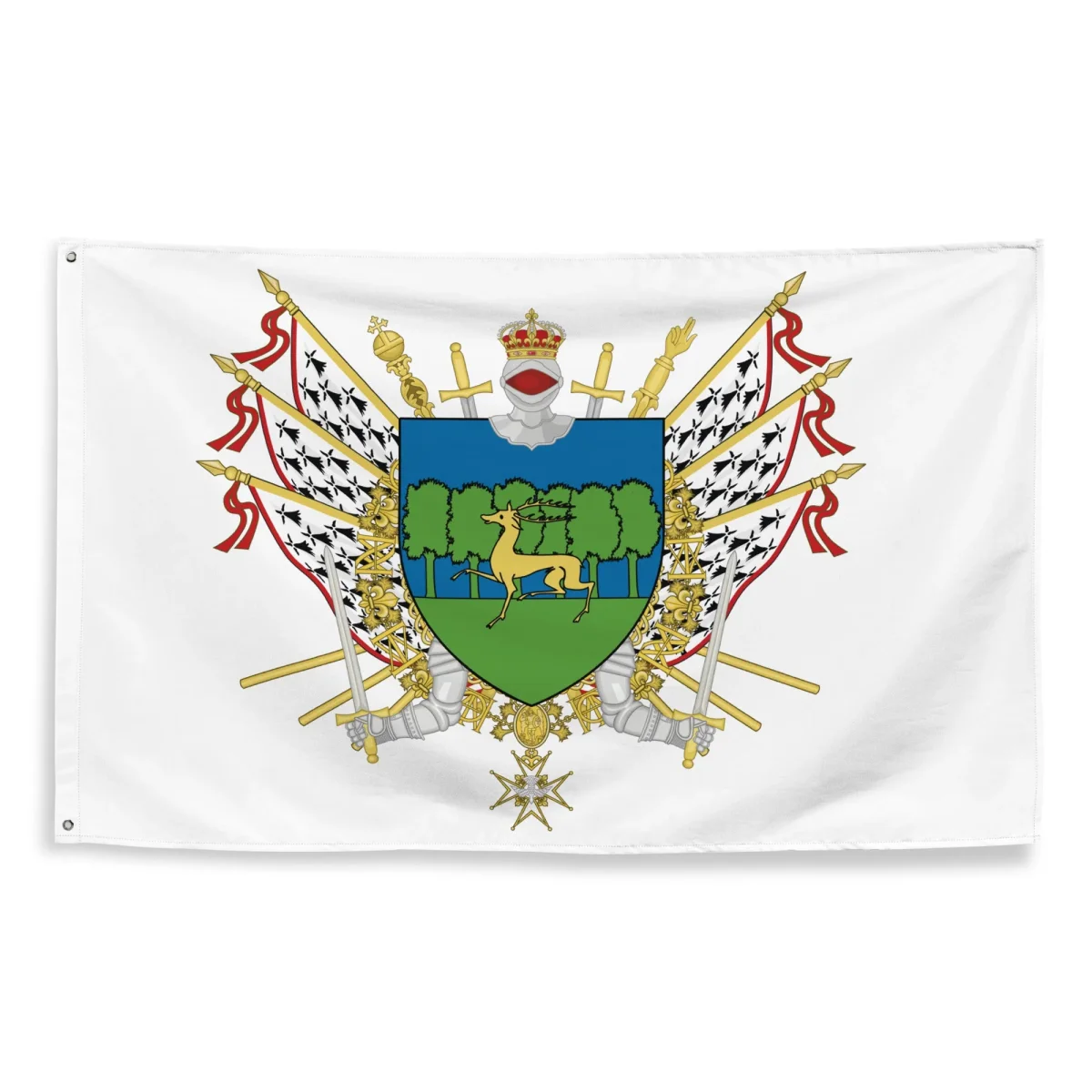 Drapeau - Blason de Guéret - Saldi Straordinari blan – Offerte Speciali Disponibili Adesso