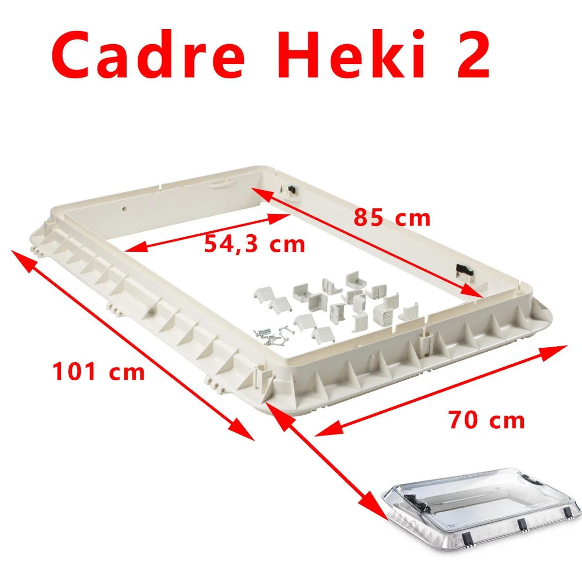 Cadre Extérieur HEKI Complet DOMETIC Accessoires Outdoor Liberté Mouvement