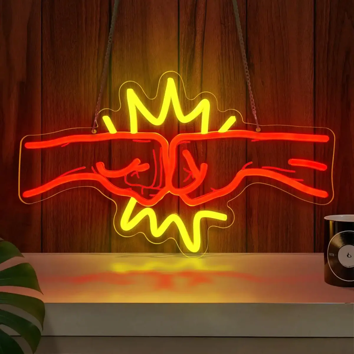 Neon Check du Poing - Éclairage de qualité avec frais de port offerts - {'count': 2, 'name': 'haute'}