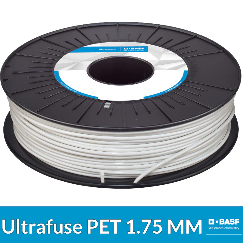 Bobine Ultrafuse PET 1.75 mm Blanc - BASF 750g - ​Drones Professionnels & Grand Public | Boutique Française​ Filament 3D — Achetez vos bobines en France | LV3D