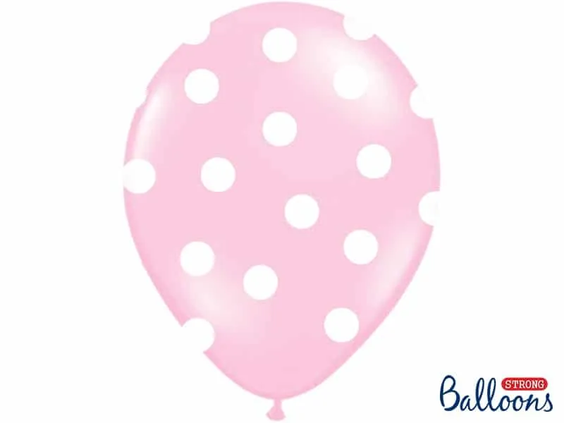 Ballons-Rose-Pois blancs-Lot de Facebook 6 - ​Boulangerie-Pâtisserie | Pain au Levain & Viennoiseries