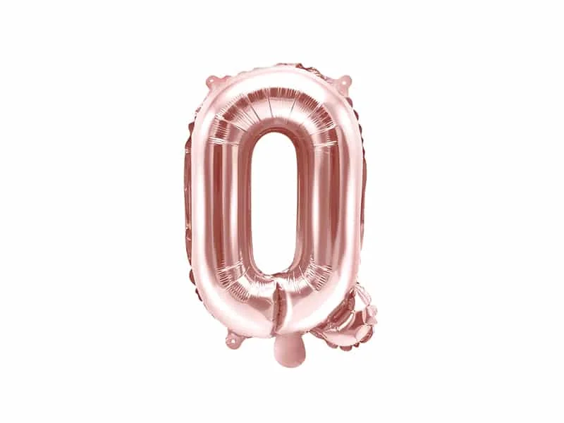 Ballon lettre Q – Rose gold - Offre limitée dans le temps ⏳ Ne tardez pas à commander ! - fleur lettre q rose offre temps