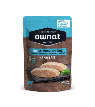 OWNAT Terrine Chat in saumon 85g - E-shop mondial – Produits durables, modernes et accessibles partout