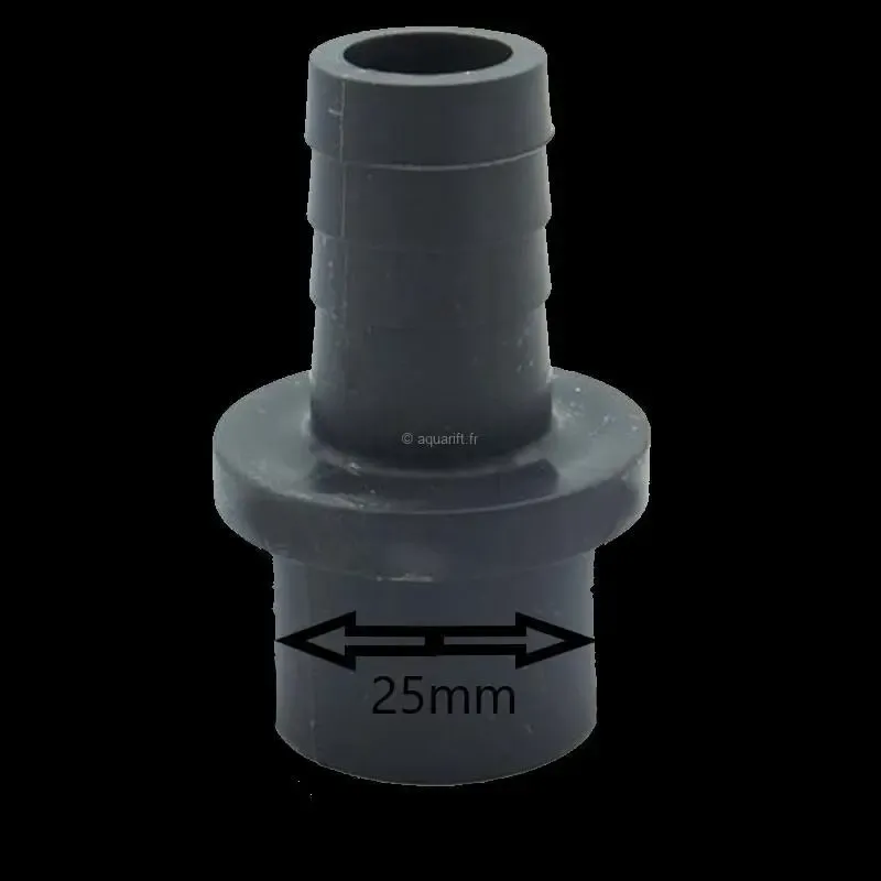 Adaptateur PVC vers tuyau souple à coller pour raccord 25mm - ​Drones Professionnels & Grand Public | Boutique Française​ - Tuyau souple