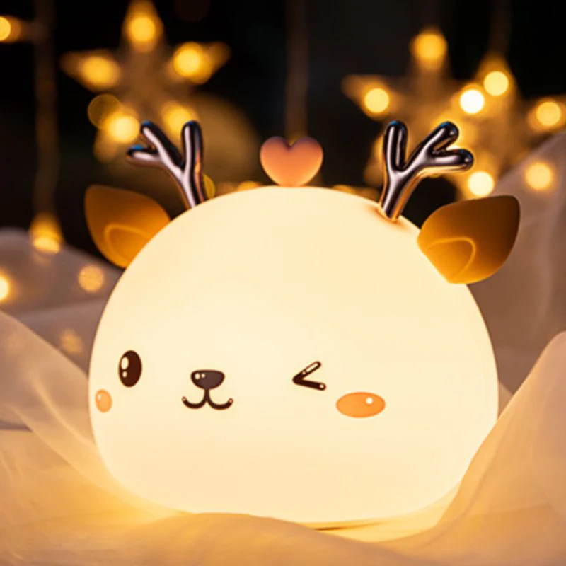 Veilleuse Bébé | Cerf Lumineux - Boutique Dansaert Maman & Bébé – Produits Essentiels au Quotidien