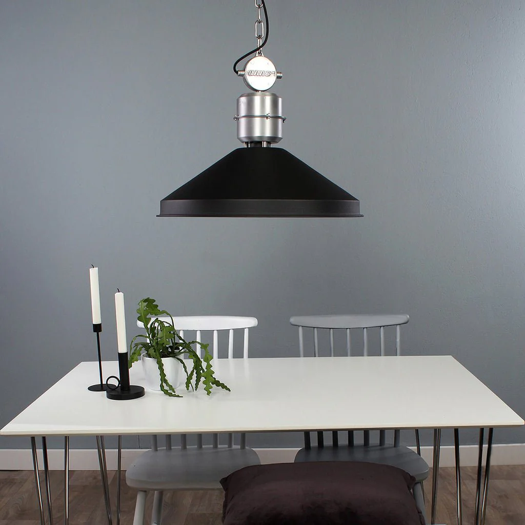 Suspension Industrielle Noir | Zappa - E-shop mondial – Produits durables, modernes et accessibles partout - lampe suspension industrielle suspension noir e-shop produit
