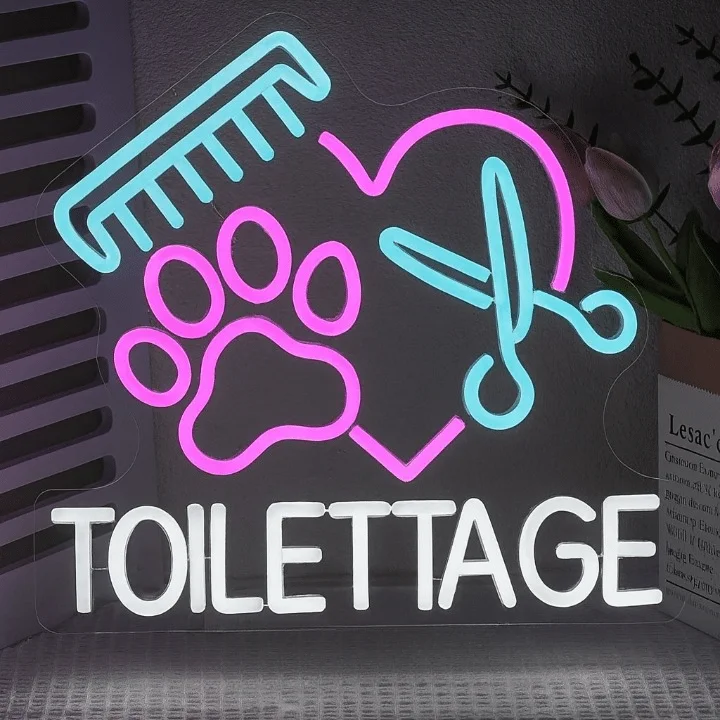 Neon Toilettage Canin - Éclairage de qualité avec frais de port offerts - {'count': 2, 'name': 'Griffes'}