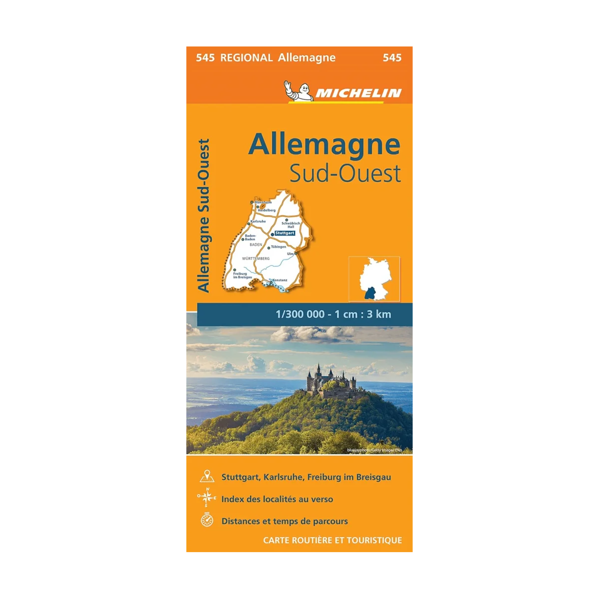 Carte régionale 545 Allemagne Sud-Ouest – Michelin - Édition Limitée – L’Art de la Table Française en Promotion ! - {'count': 7, 'name': 'Cartes'}