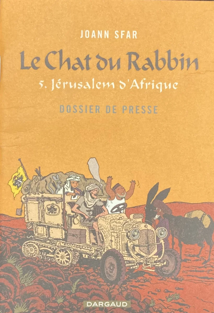 Sfar chat Rabbin Jérusalem d’Afrique Dossier presse Vins Rouges Harmonieux Occasion