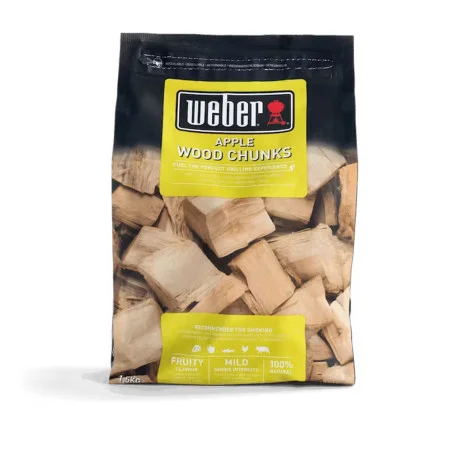 Gros morceaux chunks de bois de fumage Pommier – Weber - Équipements BARBECOOK Outdoor pour Activités en Pleine Nature