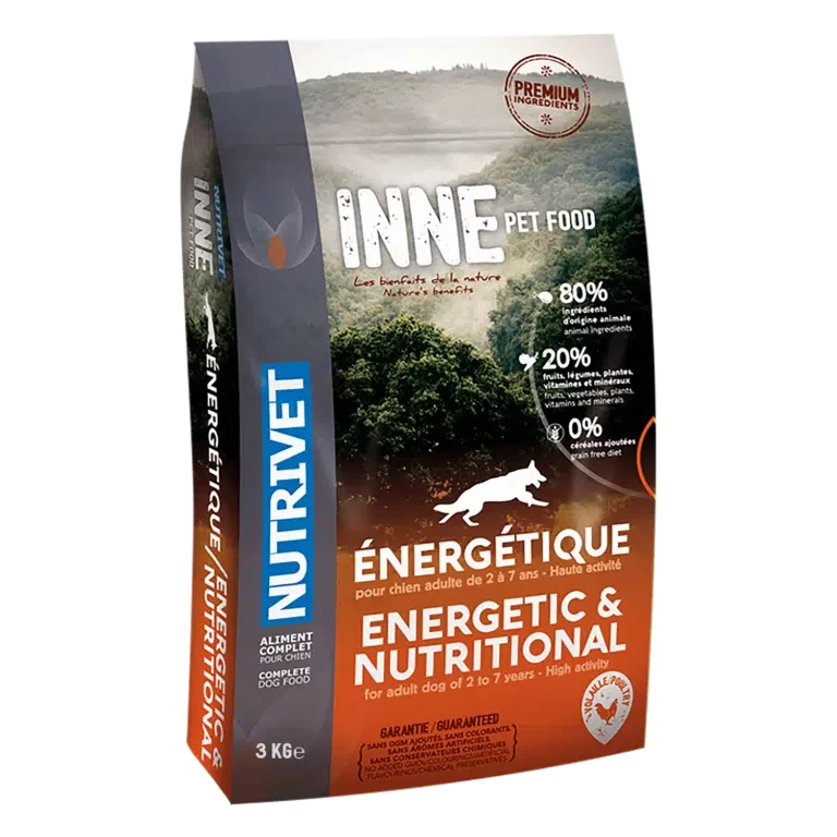 INNE croquette énergie 3 kg - E-shop mondial – Produits durables, modernes et accessibles partout - {'count': 3, 'name': 'Chien'}