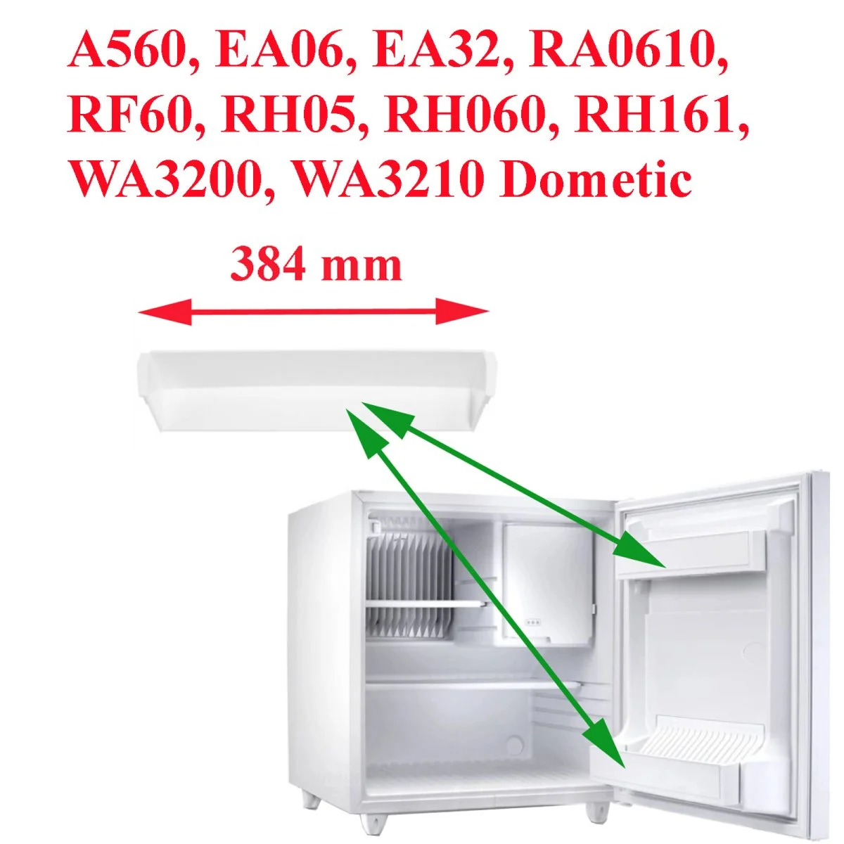 Dometic balconnet modèles EA06 EA32 RA0610 RF60 RH05 RH060 RH161 WA3200 WA3210 Accessoires Outdoor Liberté Mouvement