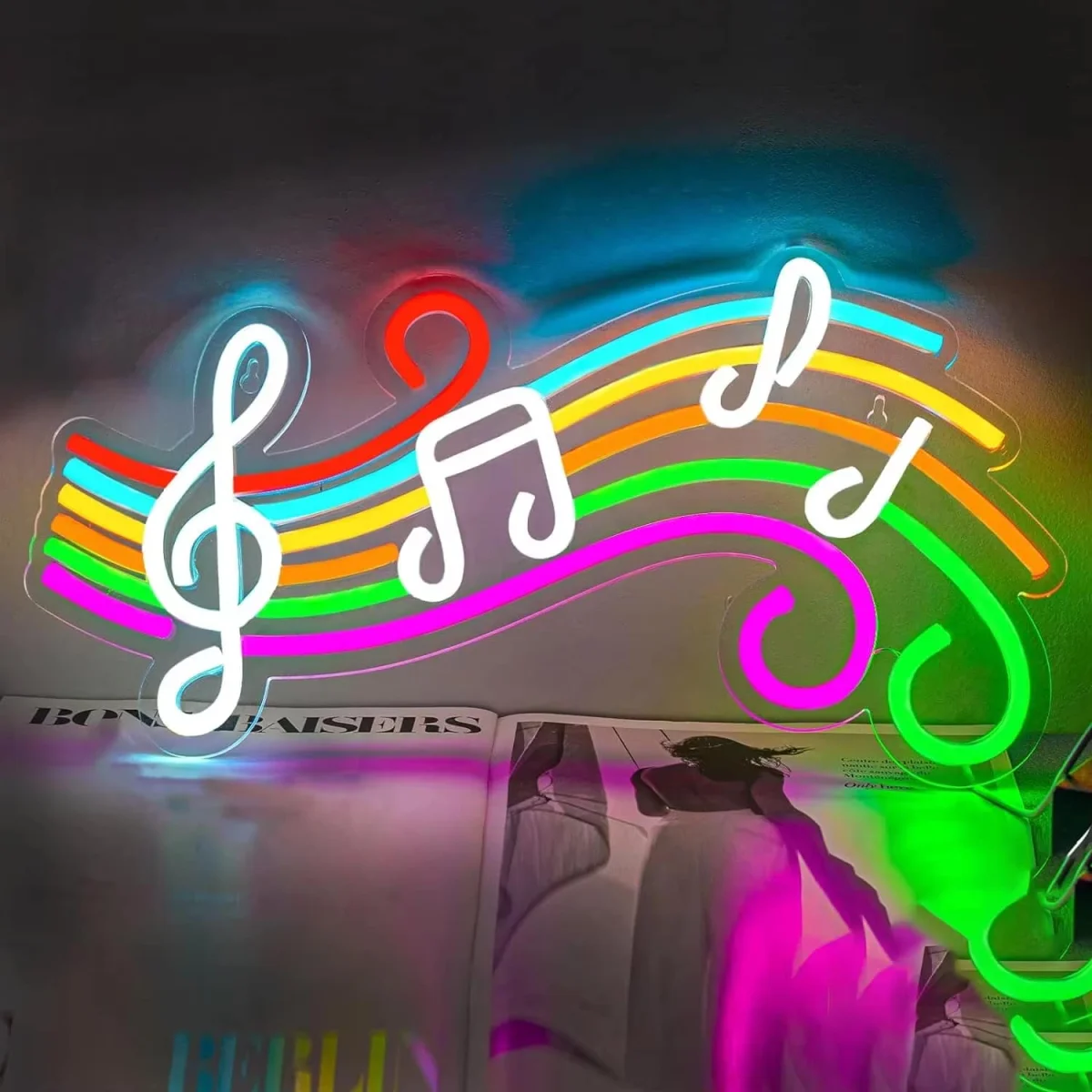 Neon Partition Musicale Éclairage qualité frais port offerts