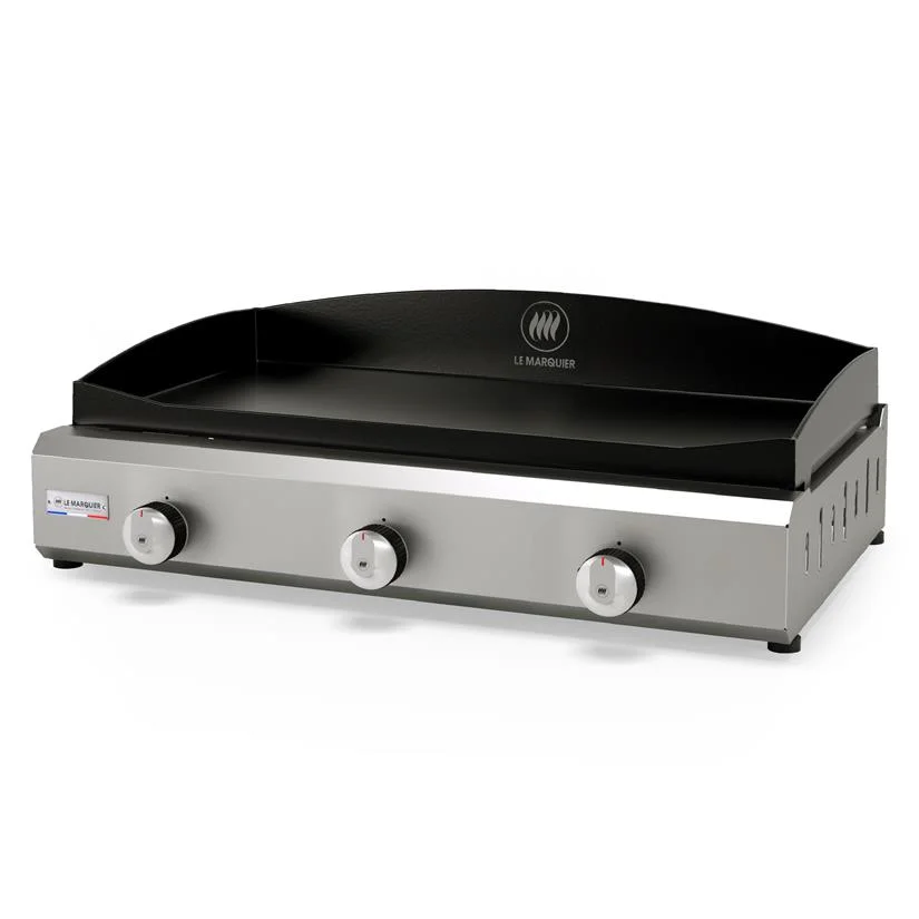Plancha Amalia 375 inox Le Marquier - Équipements Outdoor pour Activités en Pleine Nature - bbq plancha inox équipement activité nature