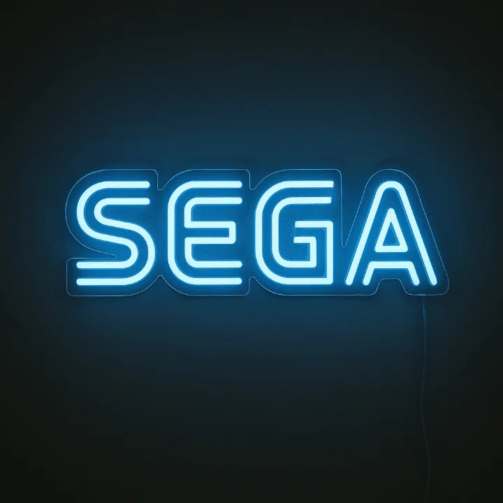 Neon Logo SEGA Éclairage qualité frais port offerts