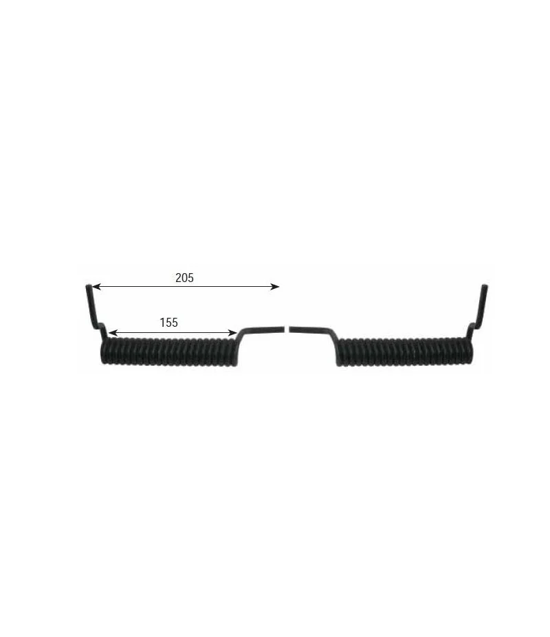 Ressort à torsion pour couvercle de diviseuse – Adaptable MARCHAND – Modèle droit - Saldi Straordinari – Offerte Speciali Disponibili Adesso Couvercle barre de torsion 1200/1300 noir (pièce) (cox, combi...)