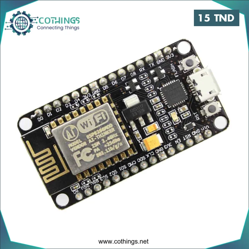 Carte de développement Internet NodeMcu Lua WIFI basée sur ESP8266 CP2102 - ​Drones Diagram Professionnels & Grand Public | Boutique Française