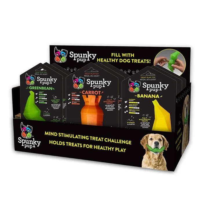 Jouets interactifs Spunky Pup fruits et légumes - Saldi Straordinari – Offerte Speciali Disponibili Adesso Spunky Pup Gnaw guard large ring - 1 ea | Wholesale Club