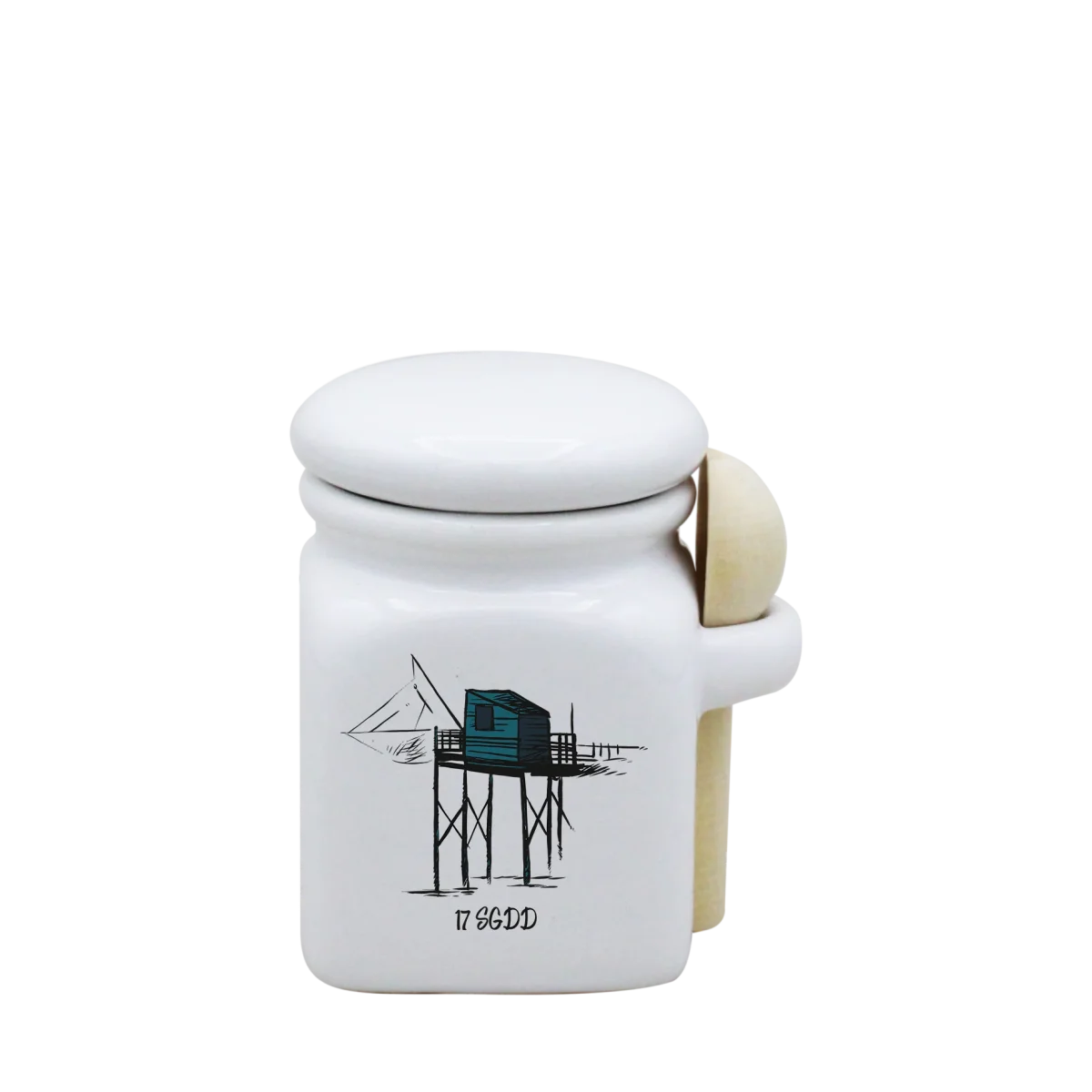 POT BLANC MINI COUV. BLANC+CUIL. BOIS-CARBLE17 - Saldi Straordinari – Offerte Speciali Disponibili Adesso - verrines mini blanc+cuil