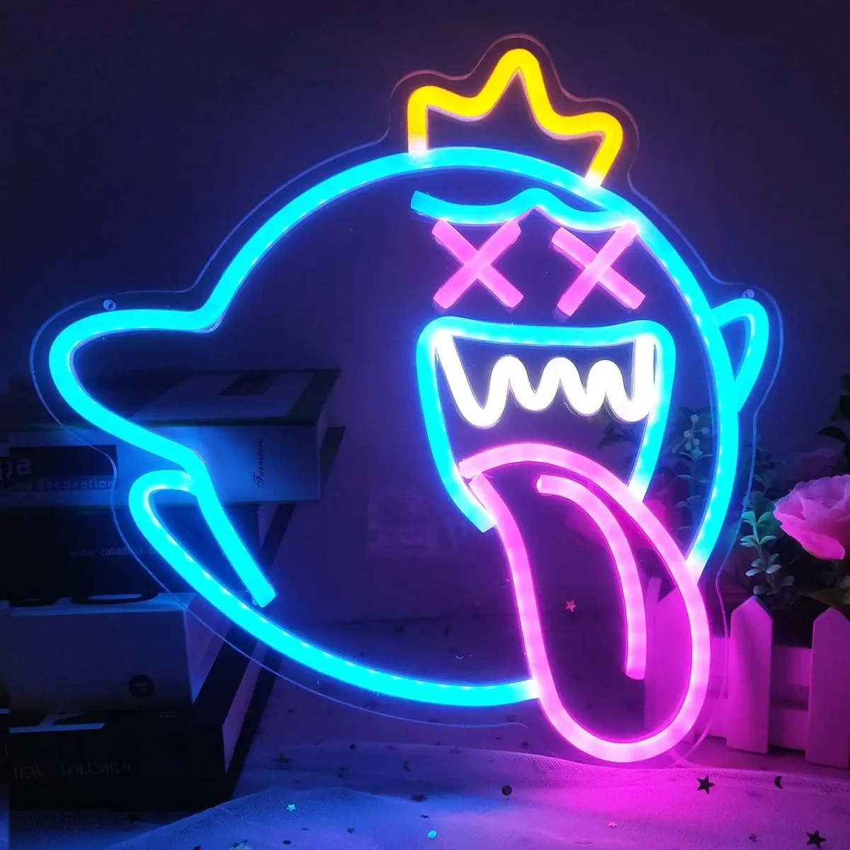 Neon Roi Boo Éclairage qualité frais port offerts