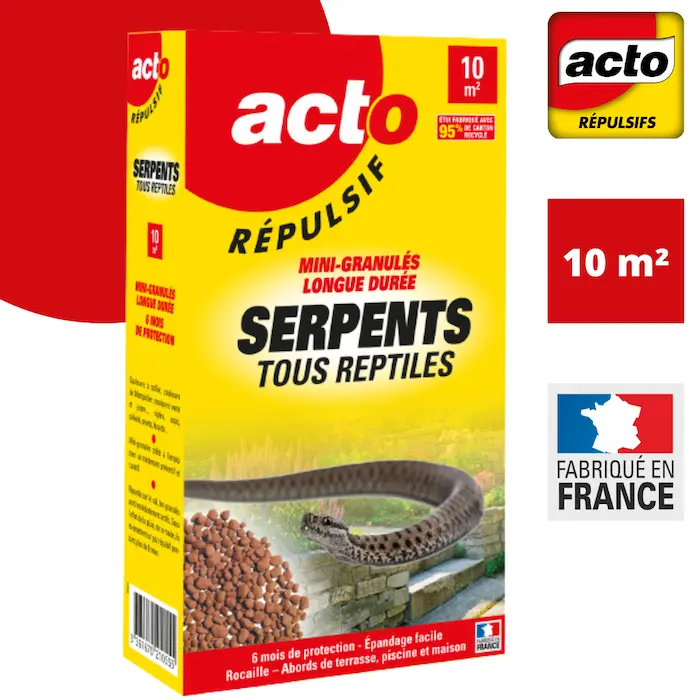 Répulsif serpents Retro granulés 400g - Éclairage de qualité avec frais de port offerts - souris congelees serpent gramme éclairage qualité frais port