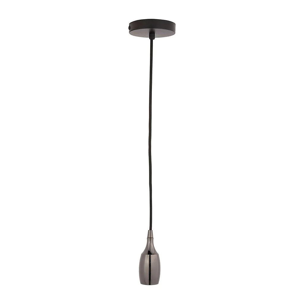 Suspension cordon métal noir H70 - Édition Limitée – L’Art de la Table Française en Promotion ! 22 idées déco de suspension