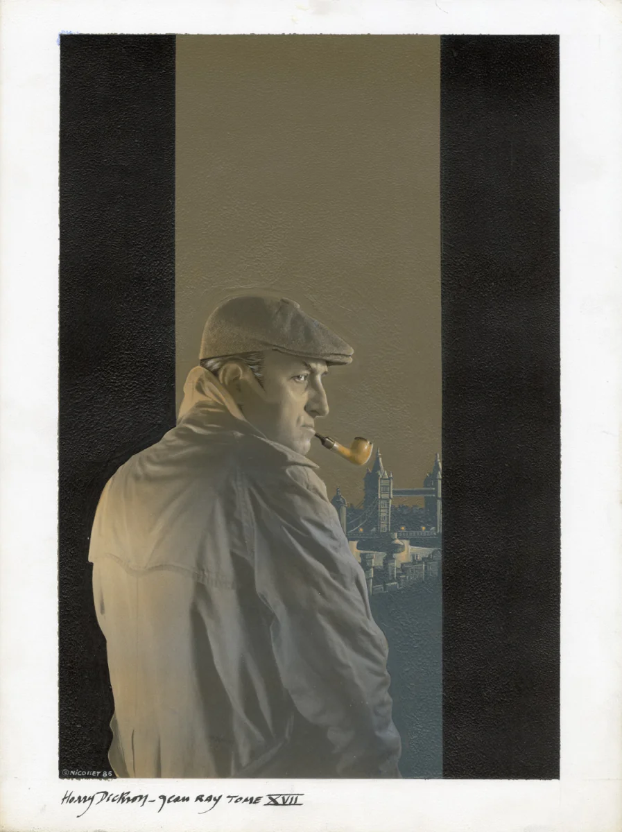 JEAN-MICHEL NICOLLET – HARRY DICKSON – L’intégrale 17 – NEO – Illustration originale de couverture - Vins Rouges Harmonieux pour Chaque Occasion - {'count': 1, 'name': 'Raisin'}